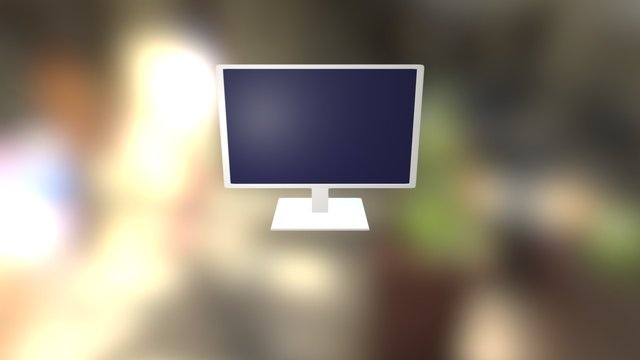 Desktop Computer 3D Model