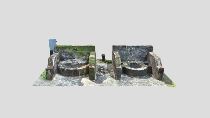 字嘉手納のウブガー　天川の井戸 3D Model
