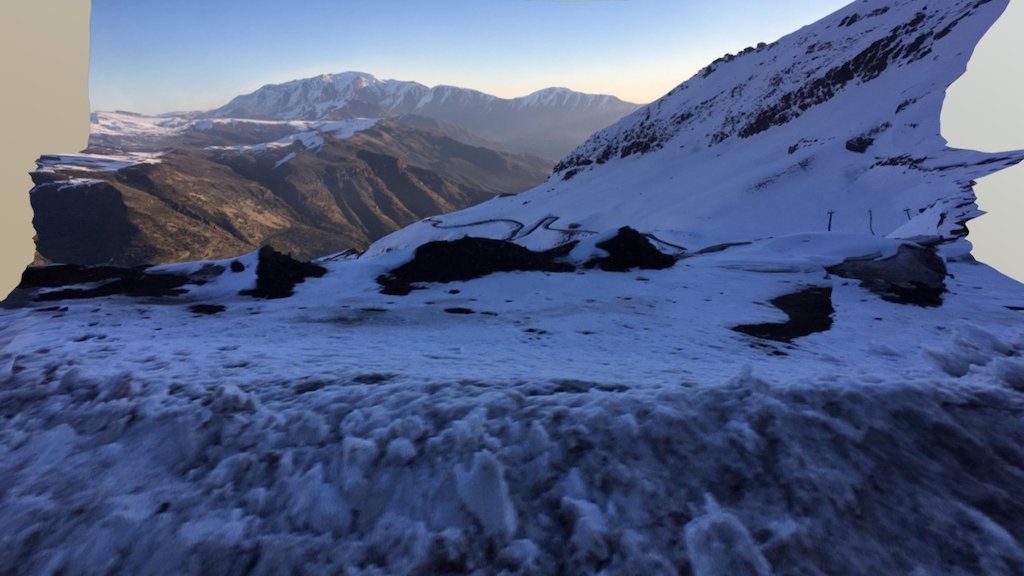 Road to Valle Nevado, Chile