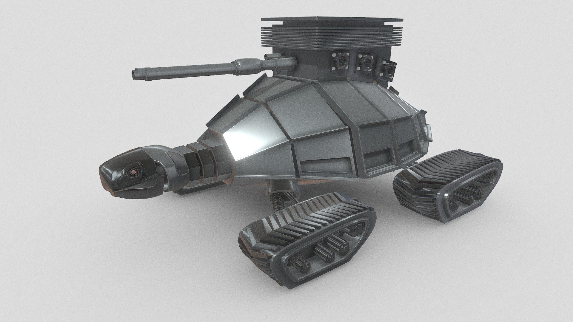 Turtle Concept Robot - Download Free 3D model by Naveen Manja (@naveen ...
