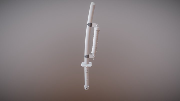 High Poly Sword 3D Model