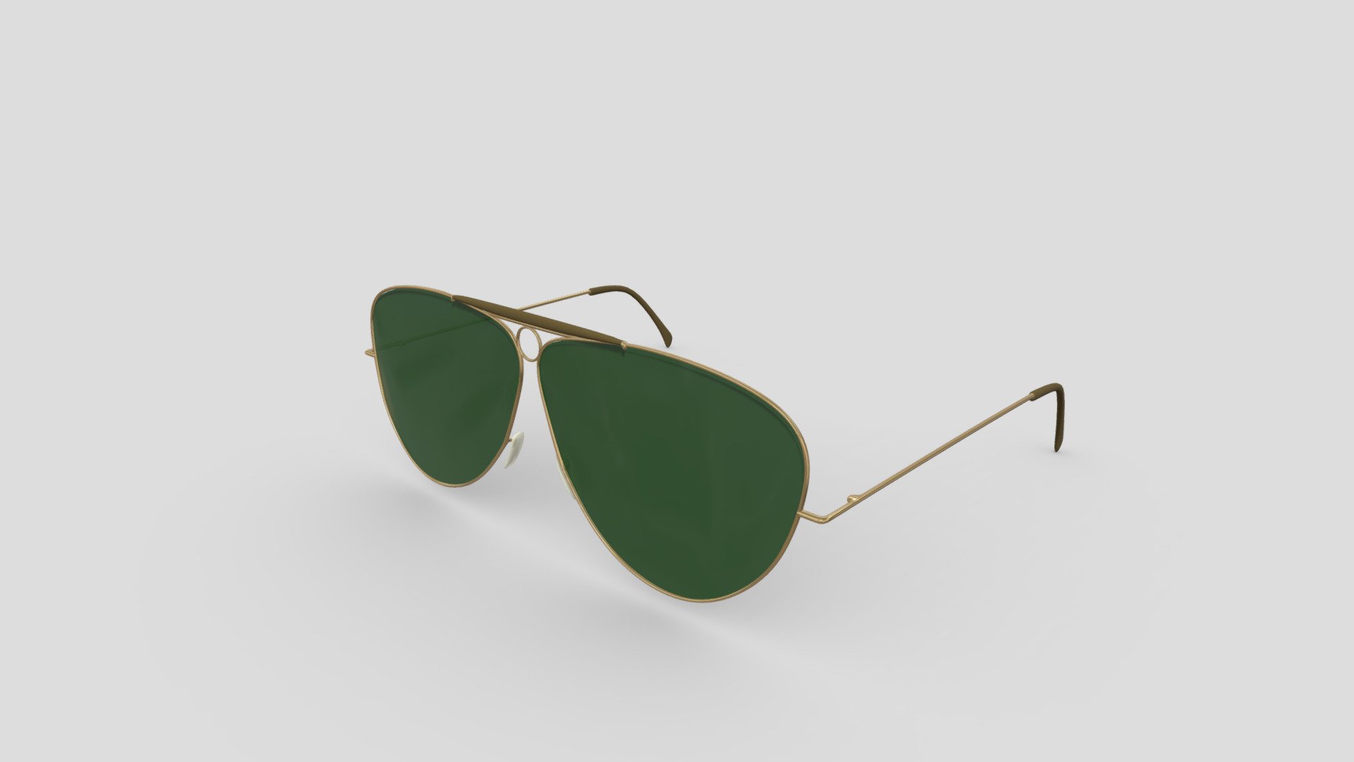 Pilot green sunglasses