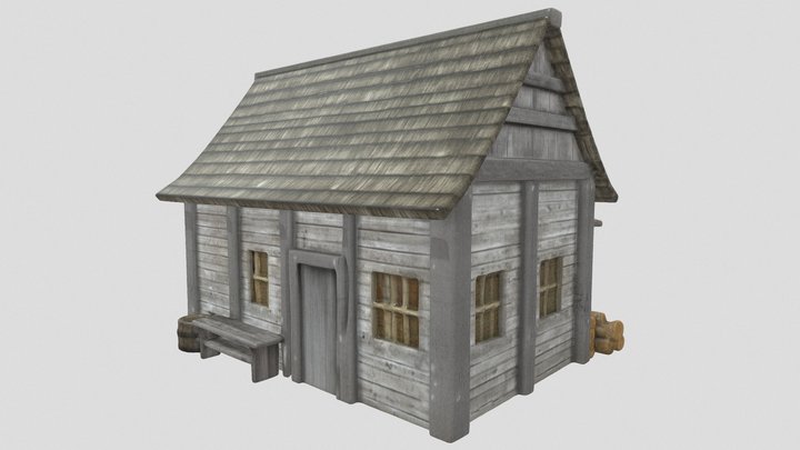 Wood_House-X-III – Modello 3D gratuito STL