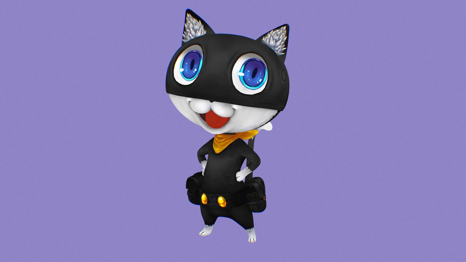 Persona 5 Morgana 3d Model By Anne Cathrin Sachs Annecathrinsachs f4687