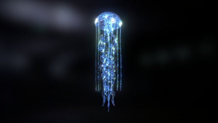 Giant Jellyfish 3D Model