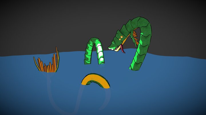 Seamonster 3D Model