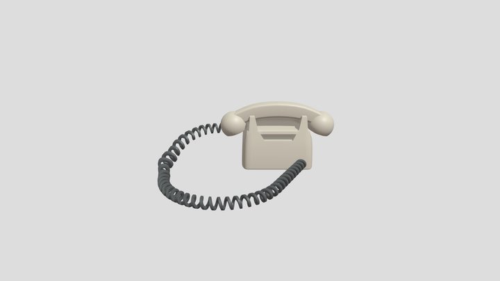 Soviet phone 3D Model
