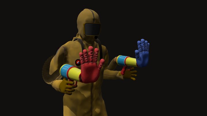 Player from Poppy-Project Playtime 3D Model