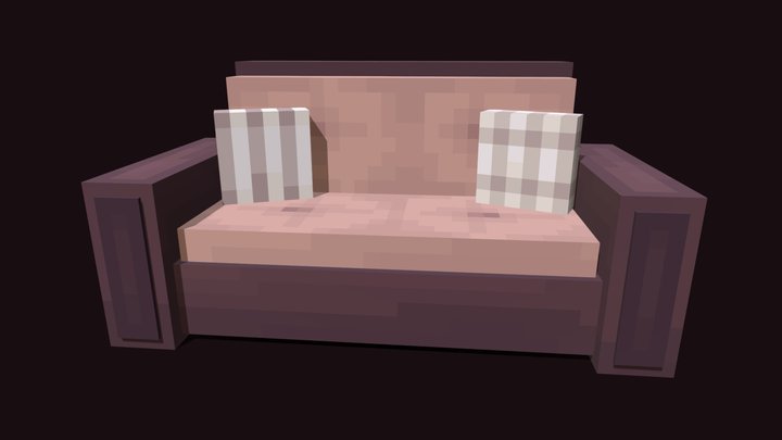 cozy sofa 3D Model