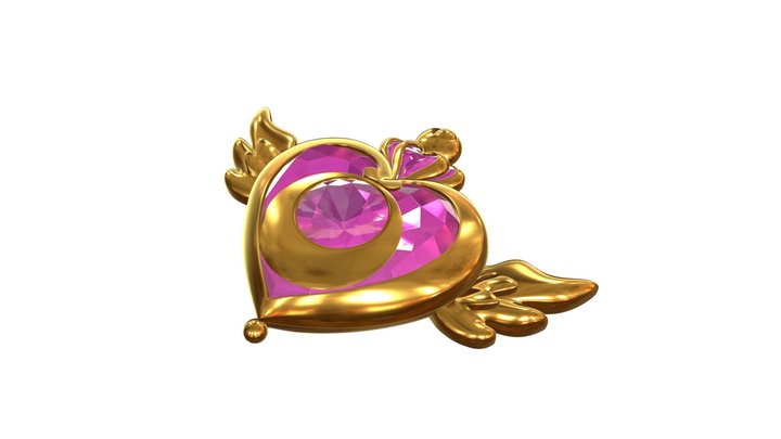 Moon Crisis Heart Compact 3D Model