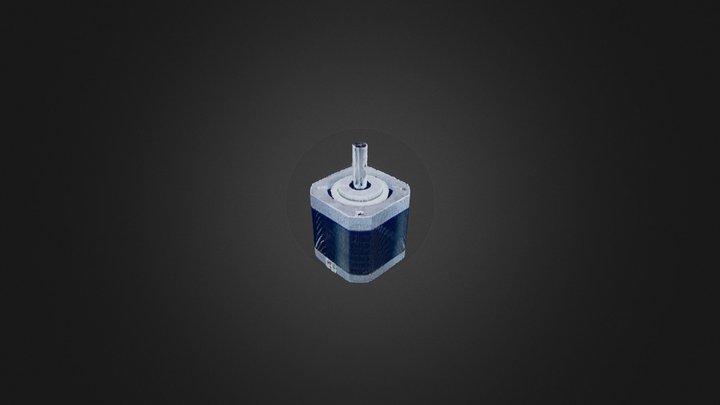 Stepper motor - RAW Point Cloud 3D Model