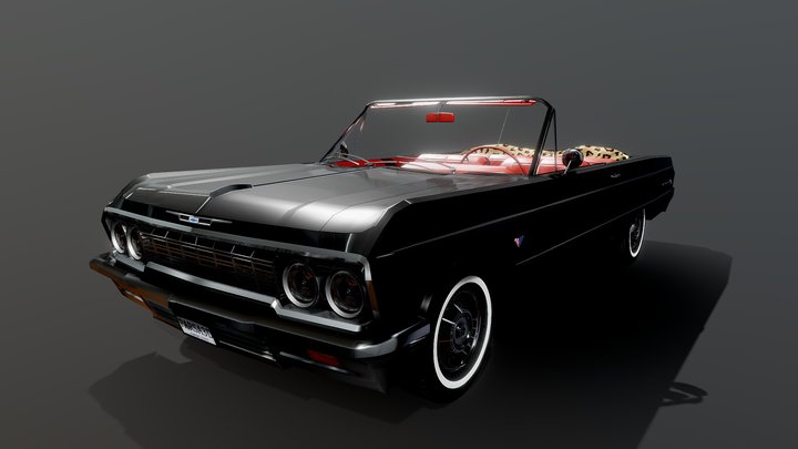 Chevrolet Impala SS 1964 Convertible 3D Model