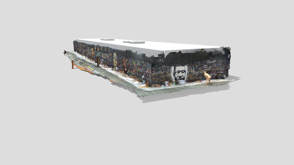BLM Wall Portland June 2020