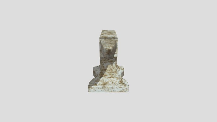 Rusty anvil 3D Model