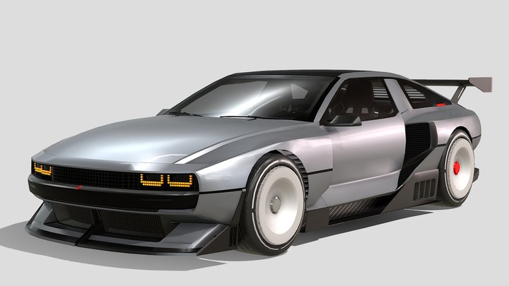 3d Model Realistic CAR and Human Free Download by Ramazan Guldogan