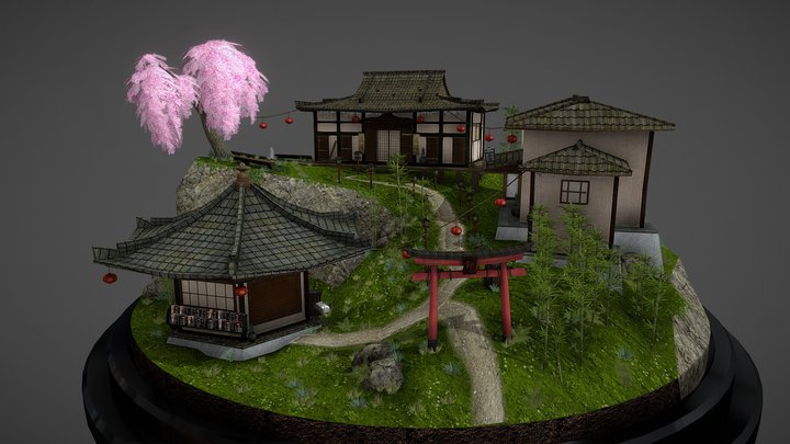 Kyoto Cityscene 3D Model