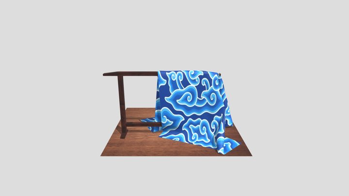 batik megamendung 3D Model
