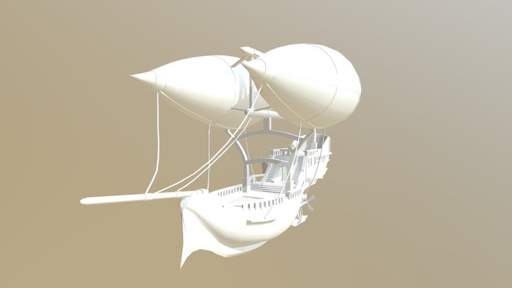 Airship - test model 3D Model