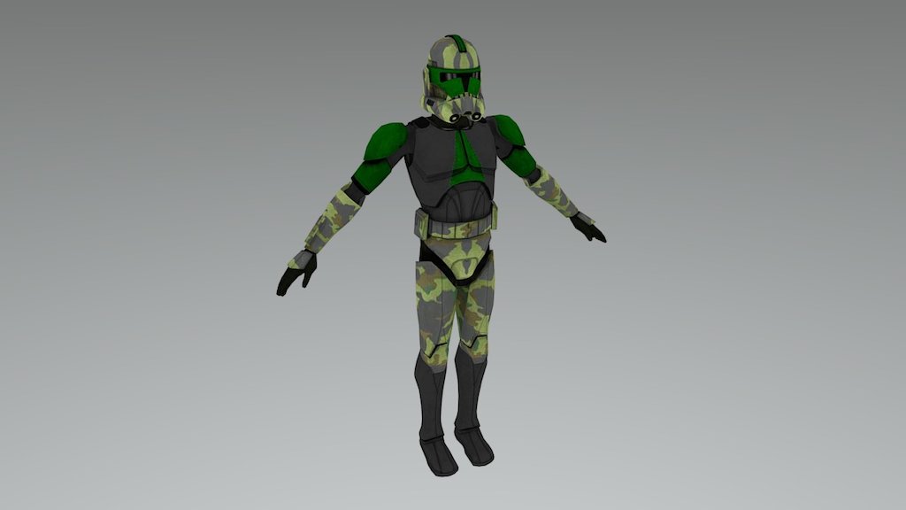 Star Wars 41st Trooper - 3d Model By Reizer [a7fadd5] - Sketchfab