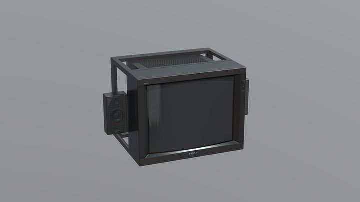 Sony Trinitron Profeel PRO (higher quality) 3D Model