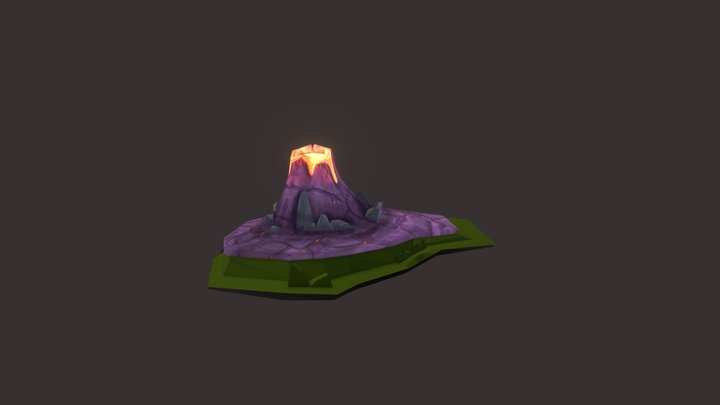 Volcano 3D Model