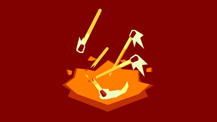 Burn 3D Model