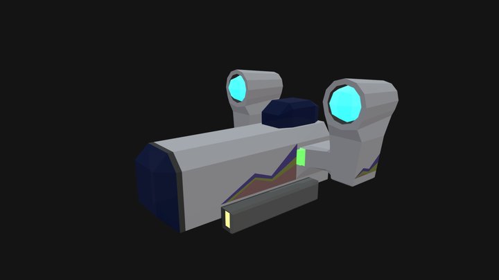 Space Ship 3D Model