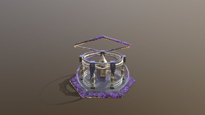 Mystic Tomb - Ancient Monument 3D Model