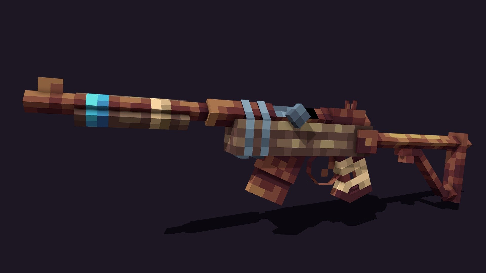 Semi automatic rifle - 3D model by sergonsergo [a8003e7] - Sketchfab
