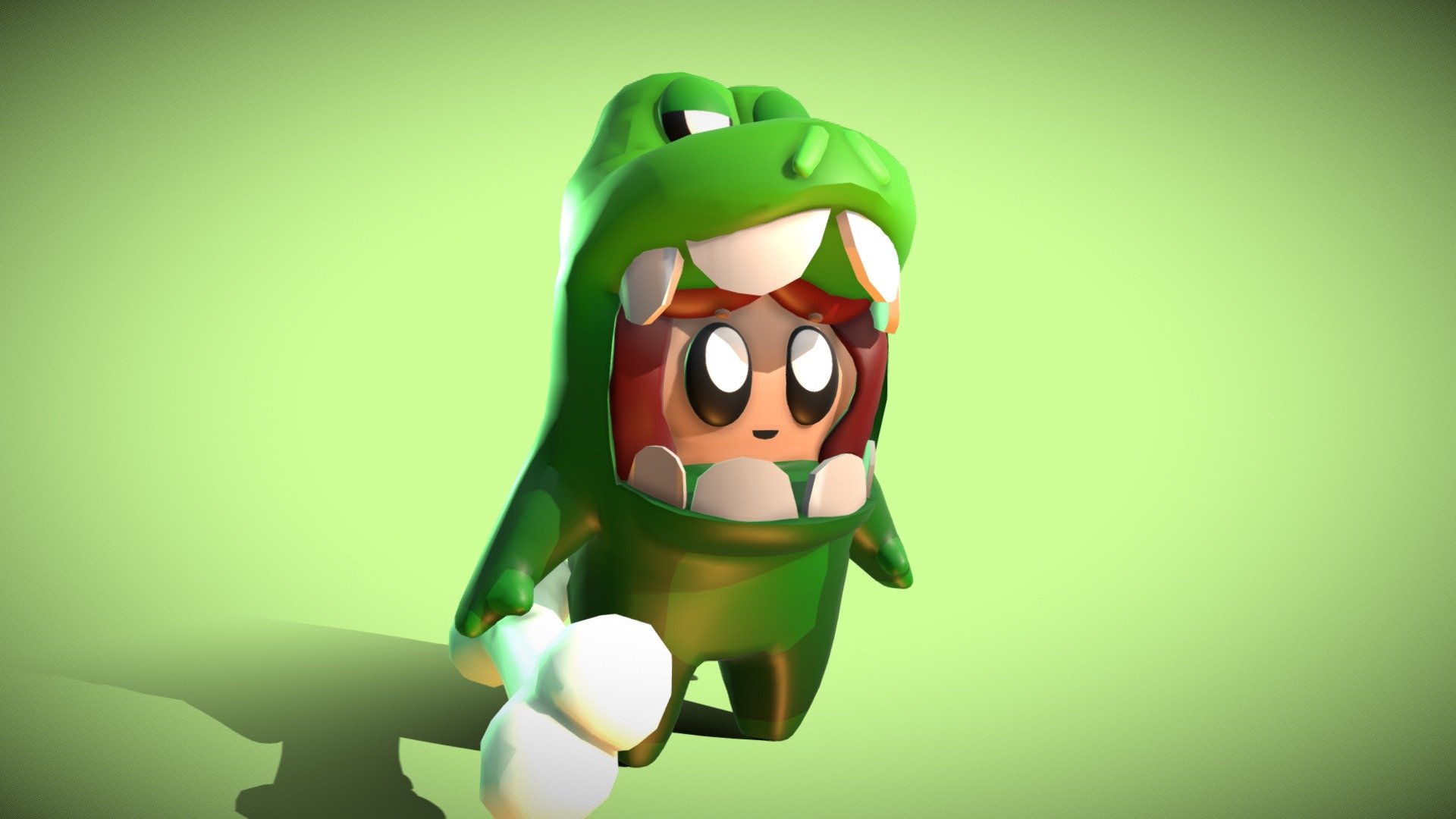 Croc Costume Character - 3D model by Studio.TAFE [a800573] - Sketchfab