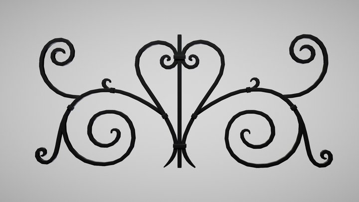 Railing 02 – Free 3D Model STL