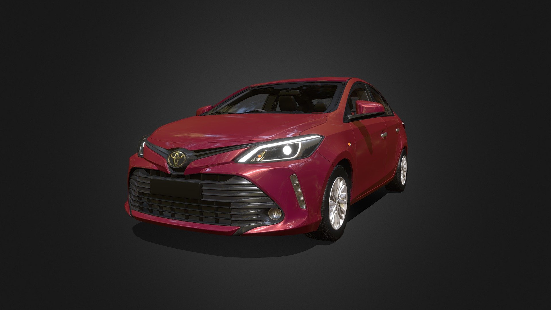 Toyota Vios 2017 3D model by Davidson (a0930582398) [a801d0c