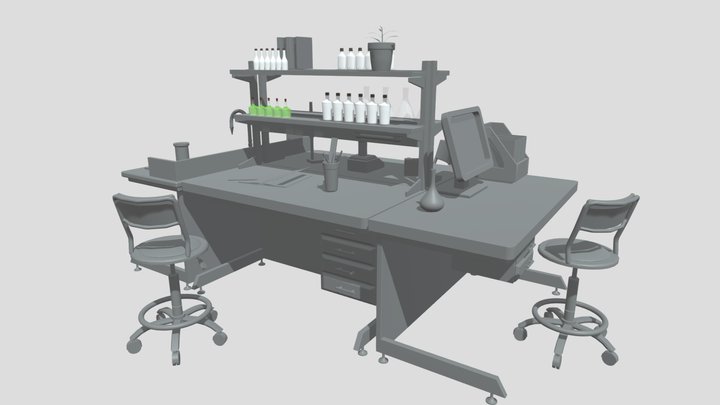 Table. Laboratory 3D Model