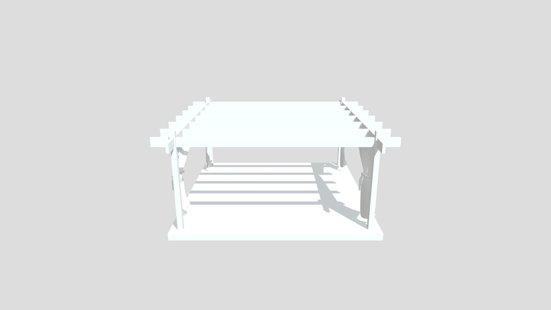 Cabana and curtains from Poly by Google