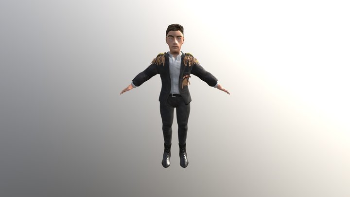 Brandon - human model 3D Model