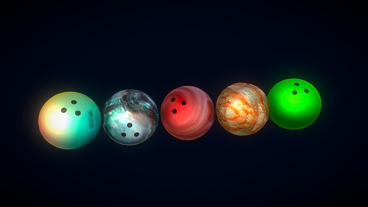 Bowling Balls – Free 3D Model STL