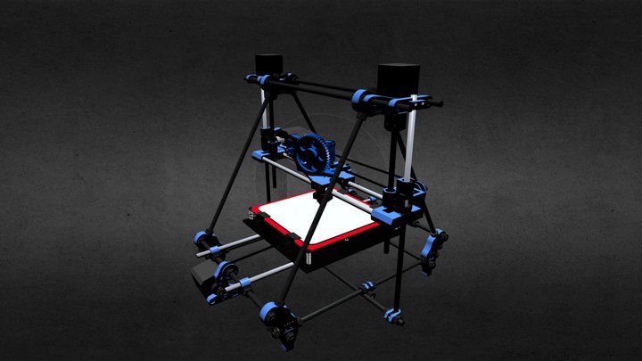 Prusa2-blender-v1 3D Model