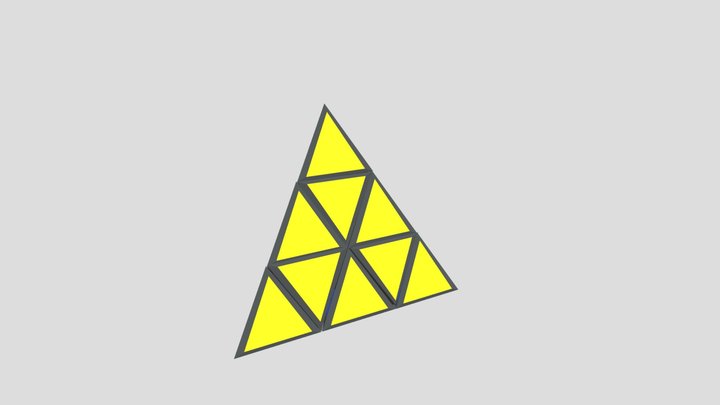 3x3 Pyraminx 3D Model