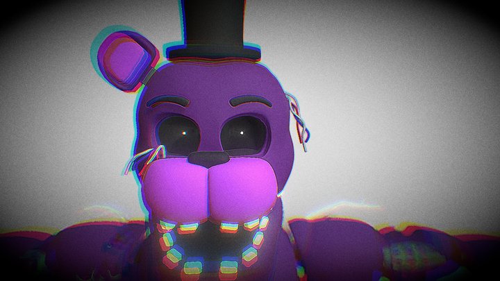 My Shadow Freddy Model (Rendered By Me) 3D Model