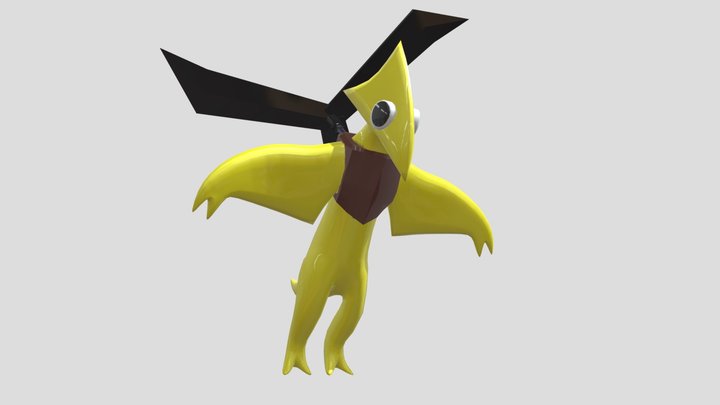 yellow_rainbow_friends 3D Model