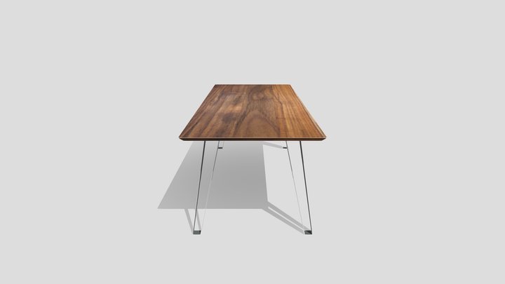 Table-basse-oslo-boisbeige 3D Model