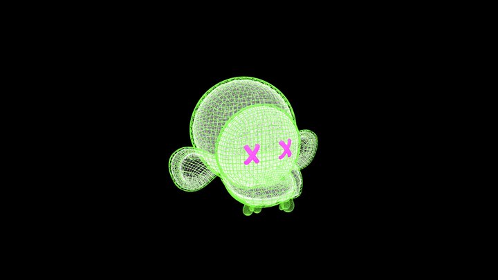 Worm 3D Model