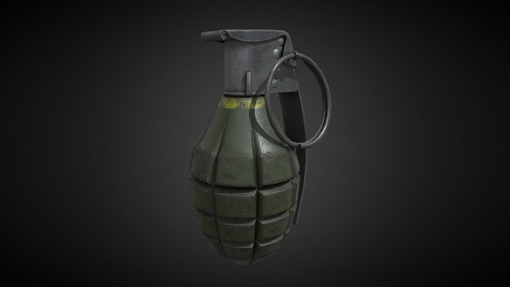 hand grenade 3D Model