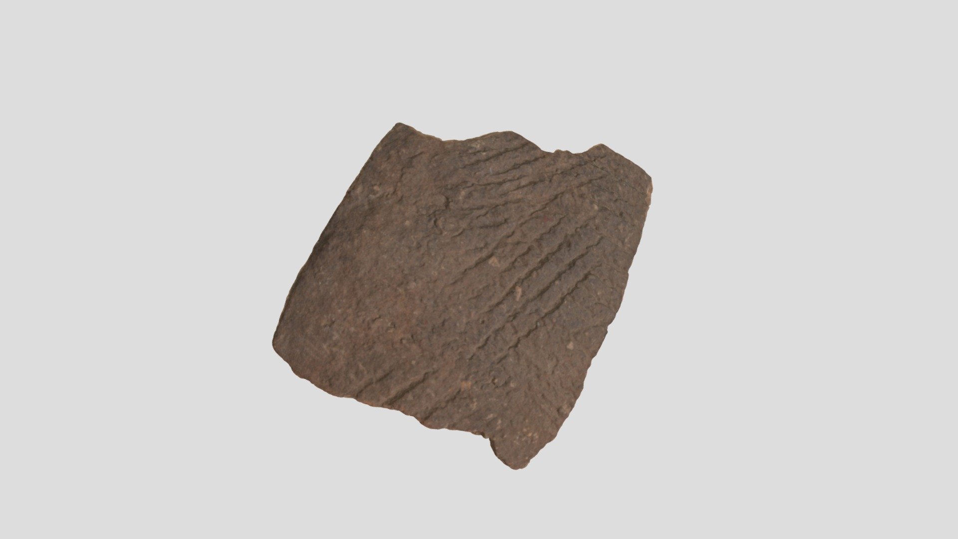 Bowl Sherd With Cord Impression (1) 1500-1900 Yo