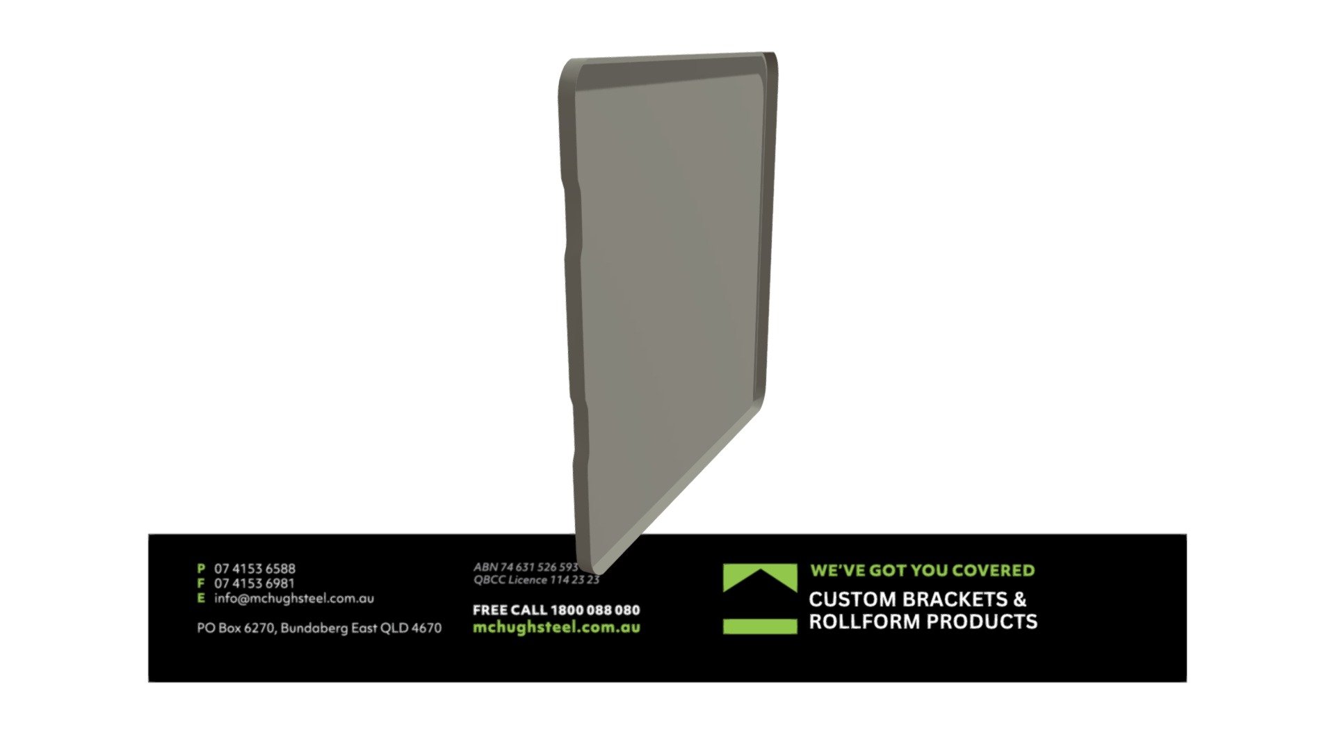 SQSELHGU Squareline Gutter Stop End Left Hand Gu - 3D model by ...