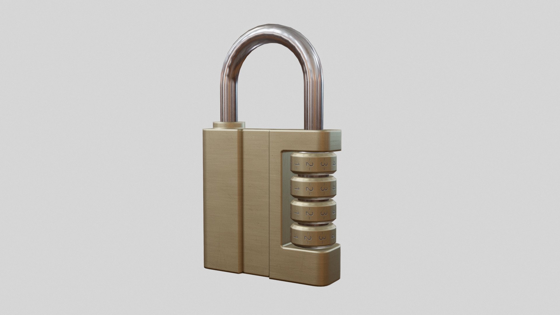 Game art Padlock Animation Friendly Buy Royalty Free 3D model by