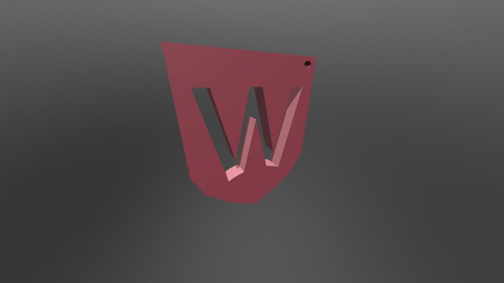 Western Sydney University Logo 3D Model