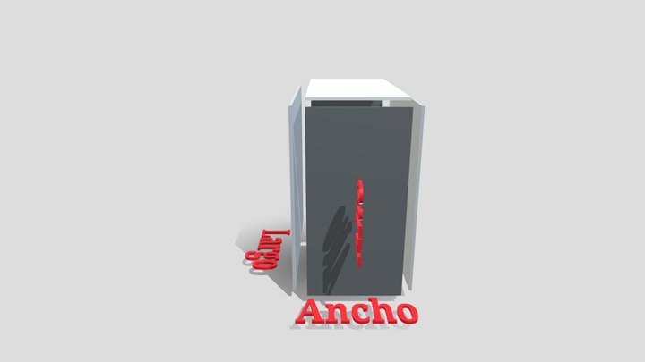 Cajas de Acrilico 3D Model