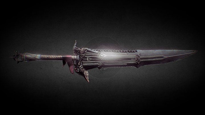 watchman of doom sword 3D Model
