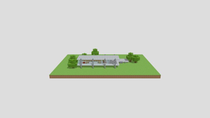 Farnsworth house 3D Model